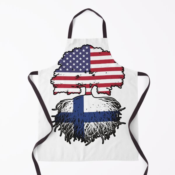 Item preview, Finland Finnish American USA United States America Tree Roots Flag designed and sold by FlagX.