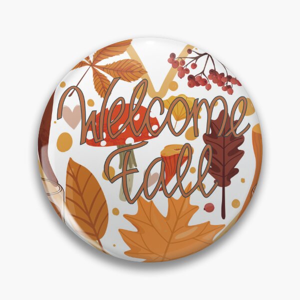 Aperçu de l'œuvre un coeur d'automne avec un logo d'automne bienvenu !!! créée et vendue par Halyn80.