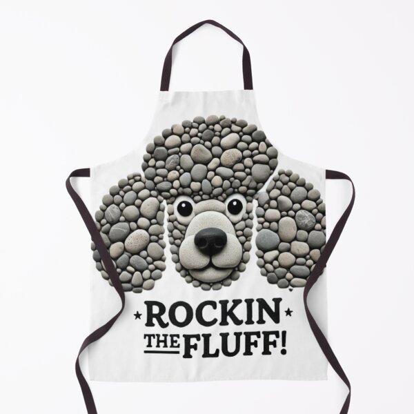 Item preview, Pebble Poodle: Embracing Natural Fluffiness designed and sold by yuxin2009.