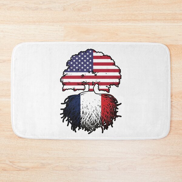 Item preview, France French American USA United States America Tree Roots Flag designed and sold by FlagX.