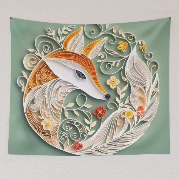 Item preview, Papercraft Green Fox designed and sold by Catobix.