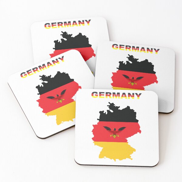 Item preview, germany flag map designed and sold by baby-designe.