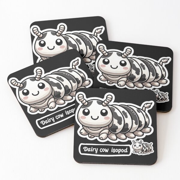 Item preview, Cow-sopod Dairy Cow Isopod designed and sold by NutSkyArt.