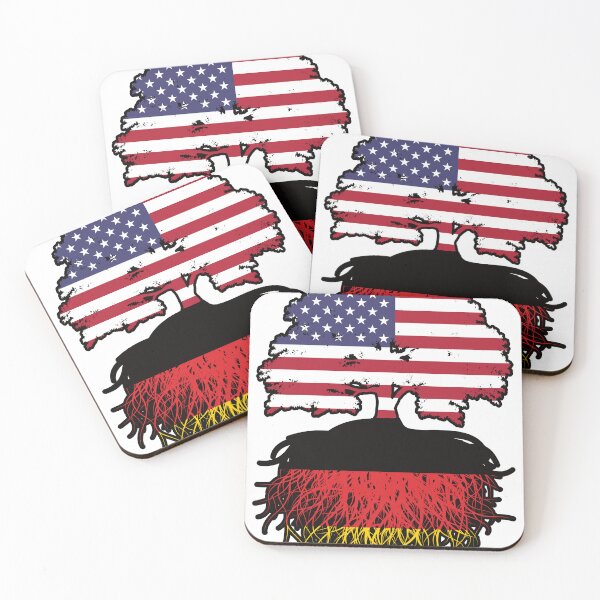 Item preview, Germany German American USA United States America Tree Roots Flag designed and sold by FlagX.