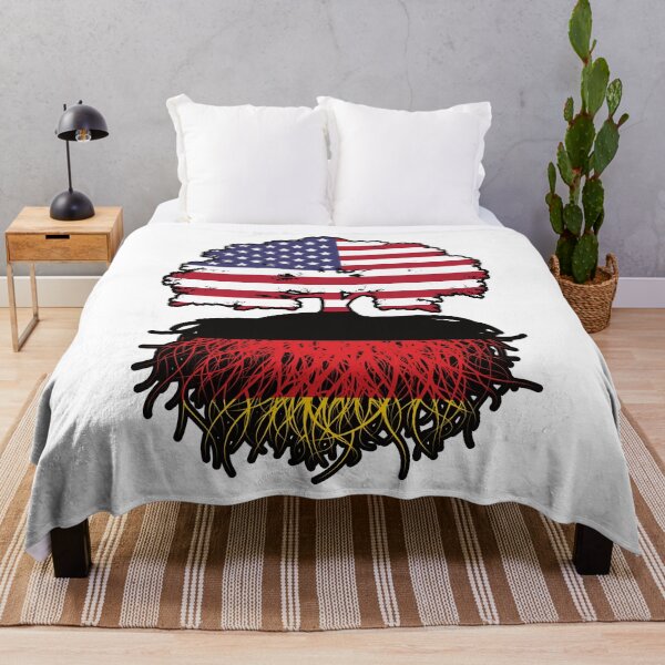 Item preview, Germany German American USA United States America Tree Roots Flag designed and sold by FlagX.
