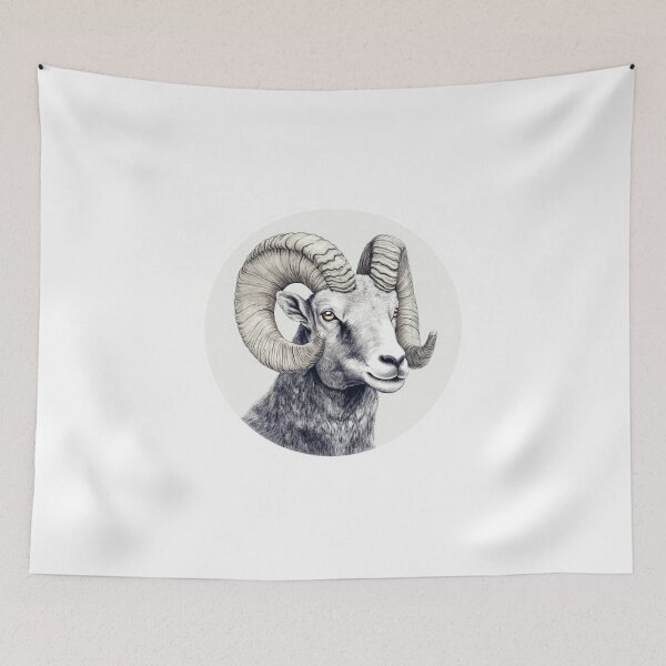 Item preview, Cute ram // angry ram // flowers // majestic // ram poster // hunter designed and sold by SMARTKIT  DESIGNAGENCY.