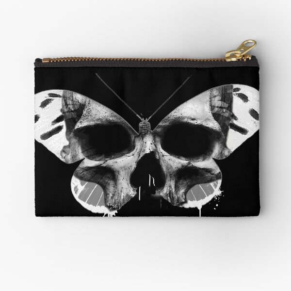 Item preview, Fantasy bw butterfly skull designed and sold by Diana Shively.