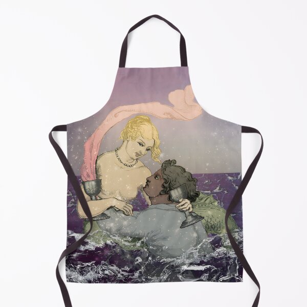 Item preview, Romantic Mermaid Couple Love Ocean Vintage Fantasy designed and sold by SoulscapeStudio.