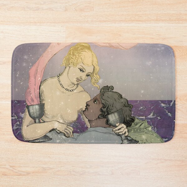 Item preview, Romantic Mermaid Couple Love Ocean Vintage Fantasy designed and sold by SoulscapeStudio.