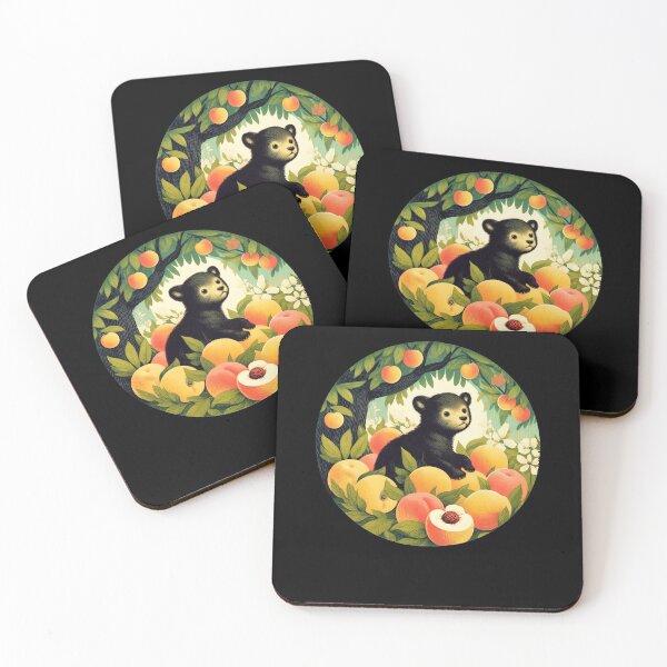 Item preview, Black Bears peach designed and sold by FrictionMaxxing.