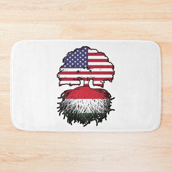 Item preview, Hungary Hungarian American USA United States America Tree Roots Flag designed and sold by FlagX.