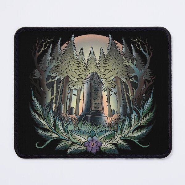 Item preview, Forest graveyard designed and sold by artbypat-17-.