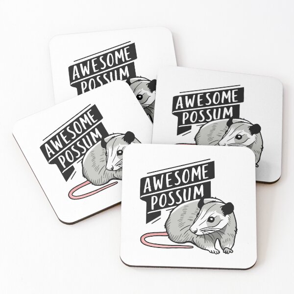 Item preview, Awesome Possum! Cute Opossum Pun designed and sold by PMCreative.