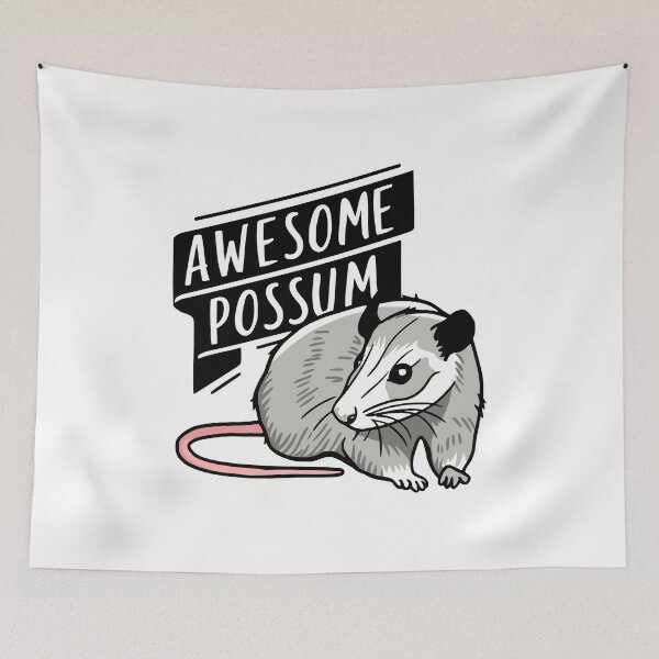 Item preview, Awesome Possum! Cute Opossum Pun designed and sold by PMCreative.