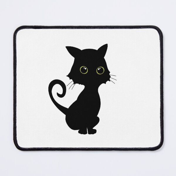 Item preview, Black kitty with green eyes designed and sold by ArndtDesign.