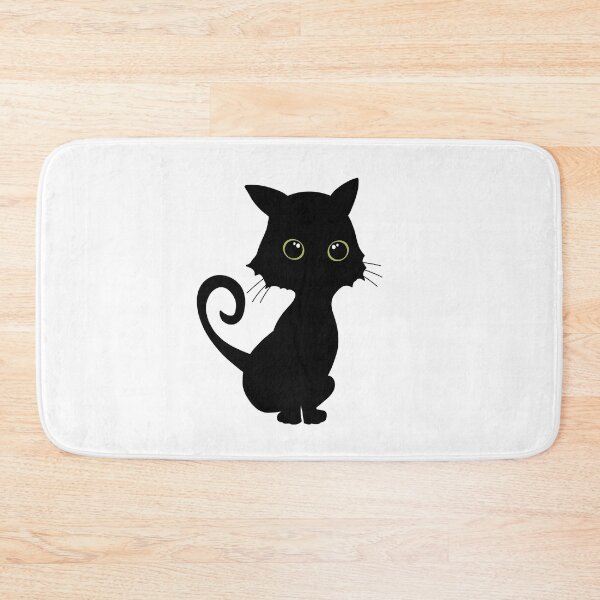 Item preview, Black kitty with green eyes designed and sold by ArndtDesign.
