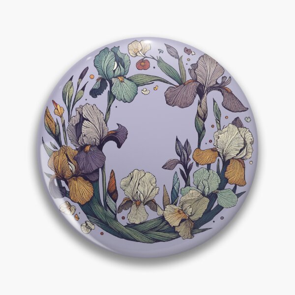 Item preview, Vintage Irises designed and sold by FrictionMaxxing.