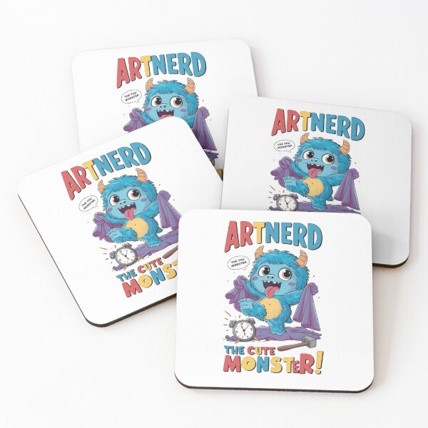 Item preview, artnerd, the cute monster! designed and sold by SztylishDesigns.