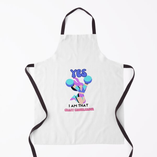 Item preview, Cool Cheerleading Purple Pink Blue Yes I Am That Crazy Cheerleader designed and sold by julyperson.
