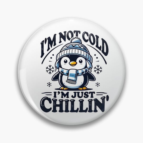 Item preview, Chillin’ Penguin - Funny Winter Design designed and sold by Zephyr1st.