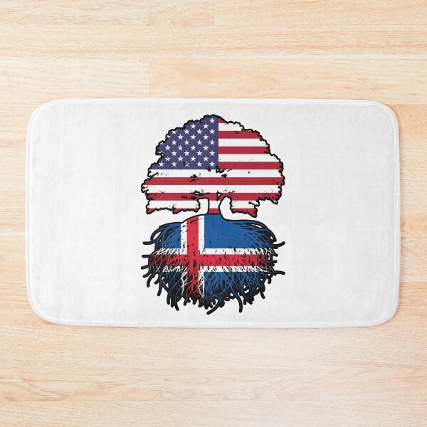 Item preview, Iceland Icelandic American USA United States America Tree Roots Flag designed and sold by FlagX.
