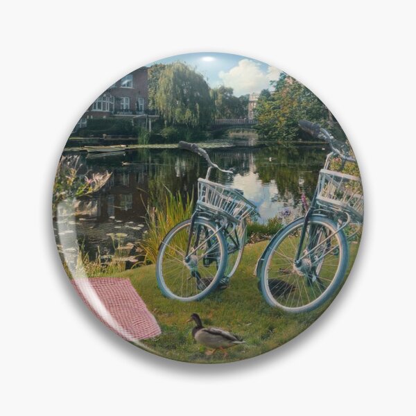 Item preview, Vondelpark - Amsterdam, Netherlands Oil Paint Print and Design designed and sold by Ava Peters.