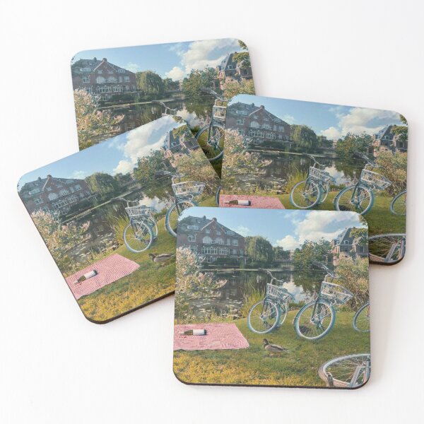 Item preview, Vondelpark - Amsterdam, Netherlands Oil Paint Print and Design designed and sold by Ava Peters.