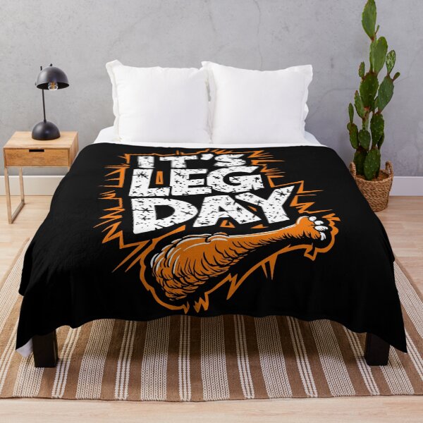 Item preview, It's Leg Day Funny Turkey Thanksgiving designed and sold by Quirky Shirts.