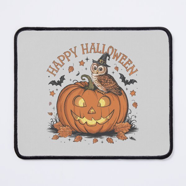 Item preview, Happy Halloween - Owl and Pumpkin designed and sold by 123ks.