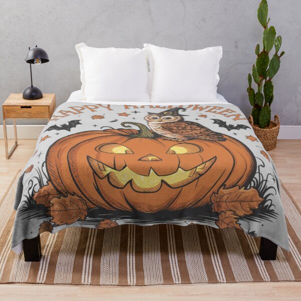 Item preview, Happy Halloween - Owl and Pumpkin designed and sold by 123ks.