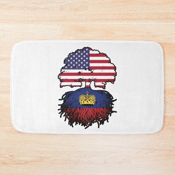 Item preview, Liechtenstein Liechtensteiner American USA United States America Tree Roots Flag designed and sold by FlagX.