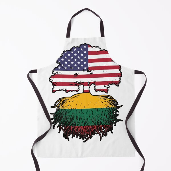 Item preview, Lithuania Lithuanian American USA United States America Tree Roots Flag designed and sold by FlagX.