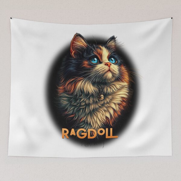 Item preview, Poster Prints T-Shirt Design - Cat Breeds: Ragdoll designed and sold by ForeverPrintsOK.