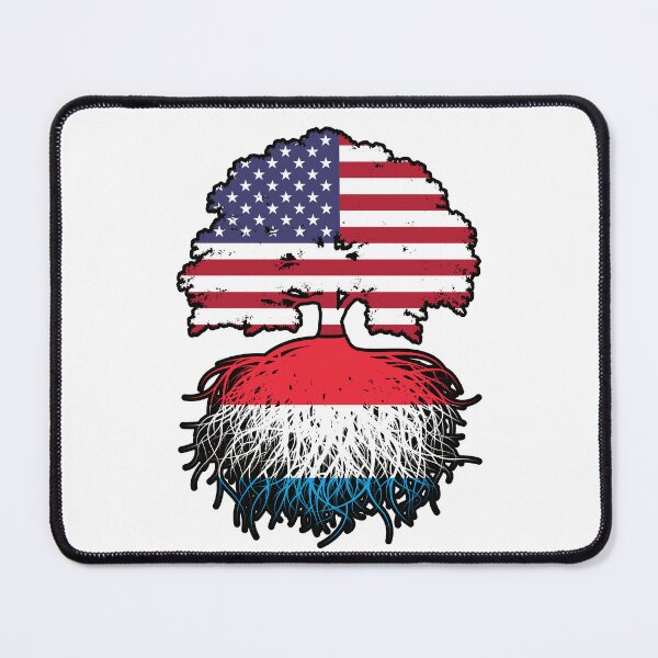 Item preview, Luxembourg Luxembourgian American USA United States America Tree Roots Flag designed and sold by FlagX.