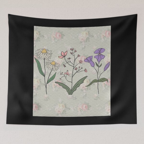 Item preview, Vintage Botanical Vintage Romantic Wild Flower designed and sold by MarcelooArt.