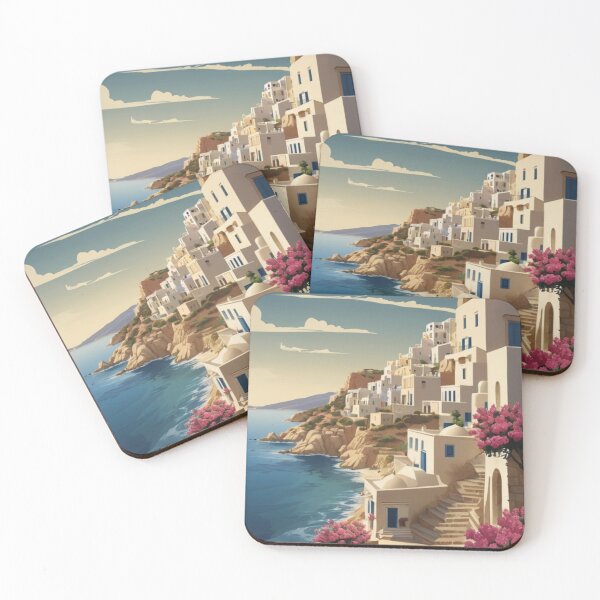 Item preview, 030 Vintage Naxos, Greece Poster Design designed and sold by Alexis Art Collection.