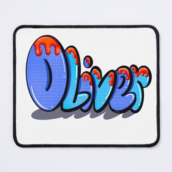Item preview, Oliver Top 10 best personalized gifts boys and men personalised Graffiti name Oliver designed and sold by Artonmytee.
