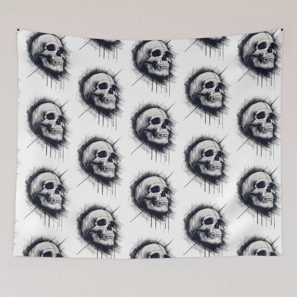 Item preview, Baseball skull_vintage graphic designed and sold by FORPOTATOPARTY.