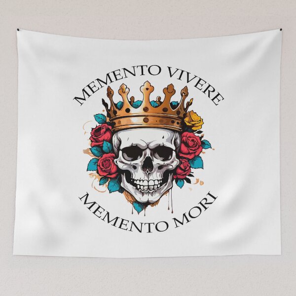 Item preview, Royal Skull - Memento Vivere, Memento Mori designed and sold by StellarDreamer.