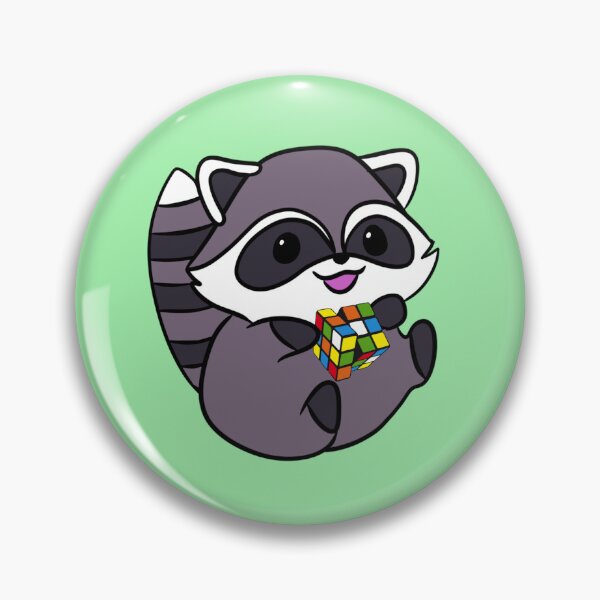 Item preview, Rubix cube raccoon  designed and sold by Weird Atlantic way .