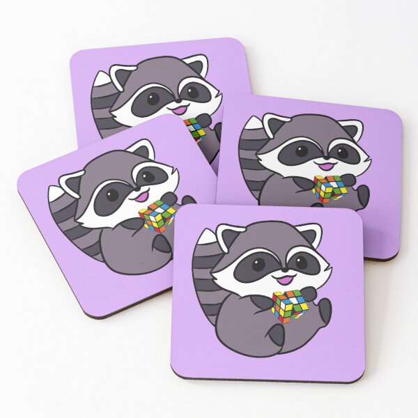 Item preview, Rubix cube raccoon  designed and sold by Weird Atlantic way .