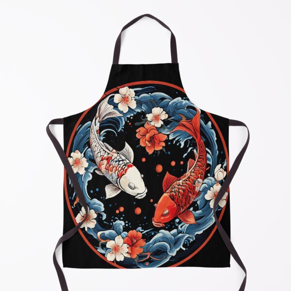 Item preview, Floral Japenese Koi Fish designed and sold by BirdsnStuff.