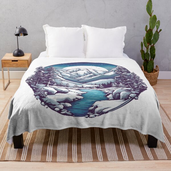 Item preview, Winter Mountain Landscape designed and sold by Creastore.