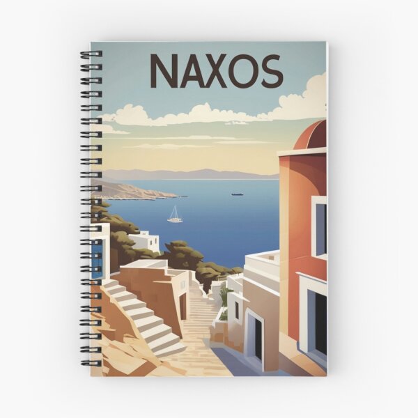 Item preview, 032 Vintage Naxos, Greece Poster Design designed and sold by Alexis Art Collection.
