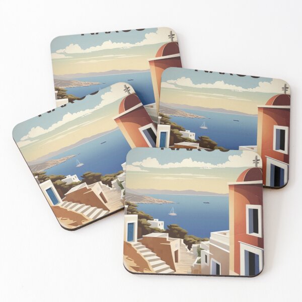 Item preview, 032 Vintage Naxos, Greece Poster Design designed and sold by Alexis Art Collection.