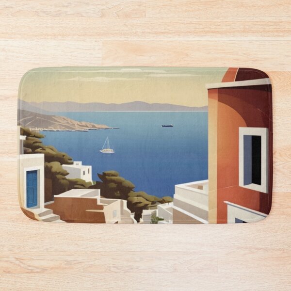 Item preview, 032 Vintage Naxos, Greece Poster Design designed and sold by Alexis Art Collection.