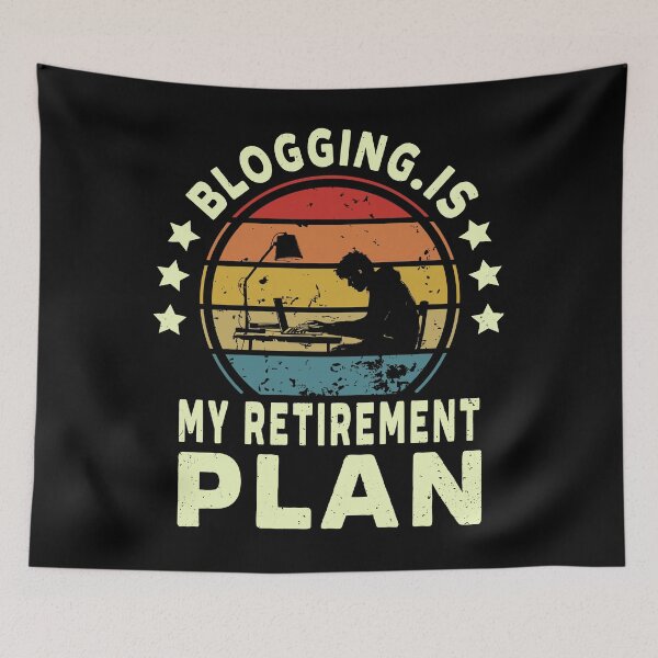 Item preview, Funny Blogging Design For Bloggers How Love Retirement Subject designed and sold by saadabs.