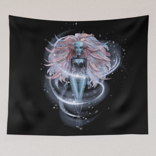 Item preview, Blue alien in a vortex designed and sold by MargoMalej.