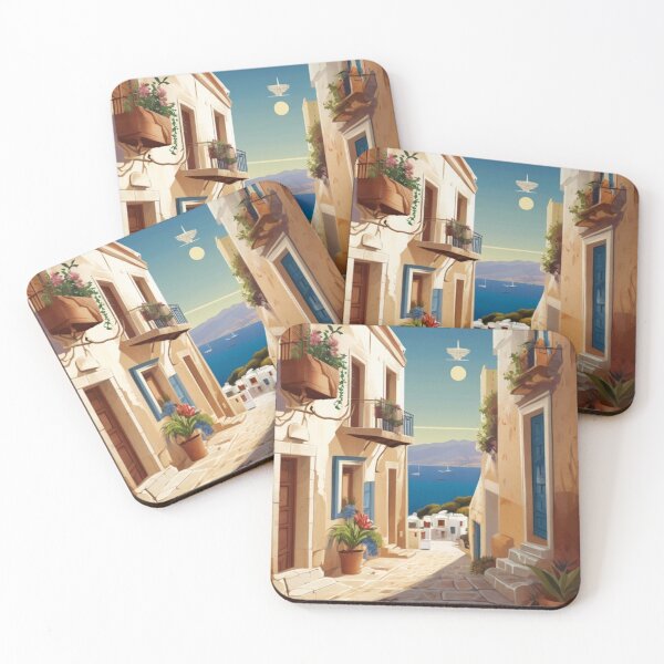 Item preview, 033 Vintage Naxos, Greece Poster Design designed and sold by Alexis Art Collection.