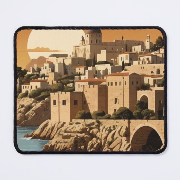 Item preview, 033 Vintage Rhodes, Greece Poster Design designed and sold by Alexis Art Collection.